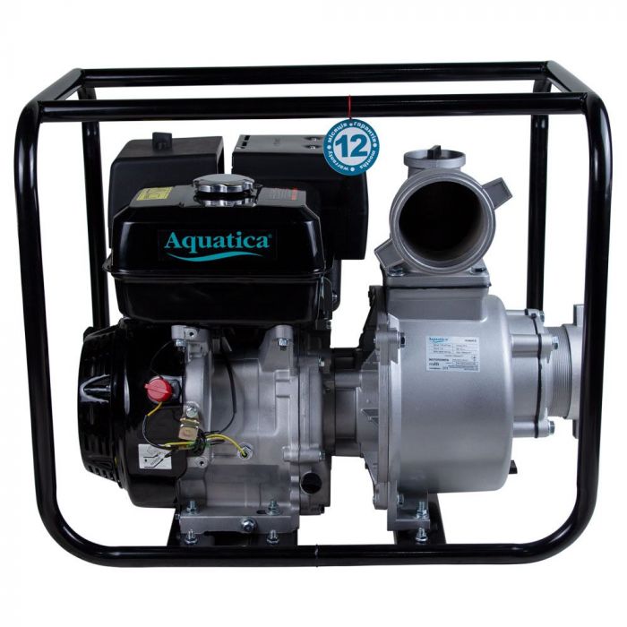 Мотопомпа 18 к.с. Hmax 35м Qmax 120м³/год (4-х тактний) AQUATICA AQ60CX (772533)