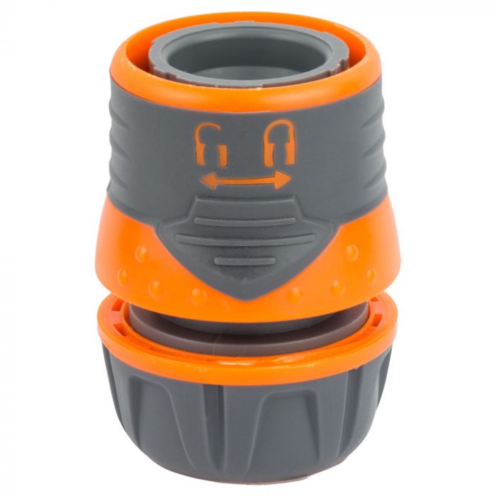 Конектор 1/2" швидкознімний для шланга 1/2" з замком (ABS+TPR) FLORA (5015464)