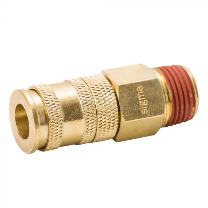З'єднання швидкознімне посилене з фіксатором MT 1/2" (латунь) SIGMA (7021631)