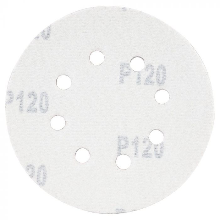 Шліфувальний круг 8 отворів Ø125мм P120 (10шт) SIGMA (9122671)