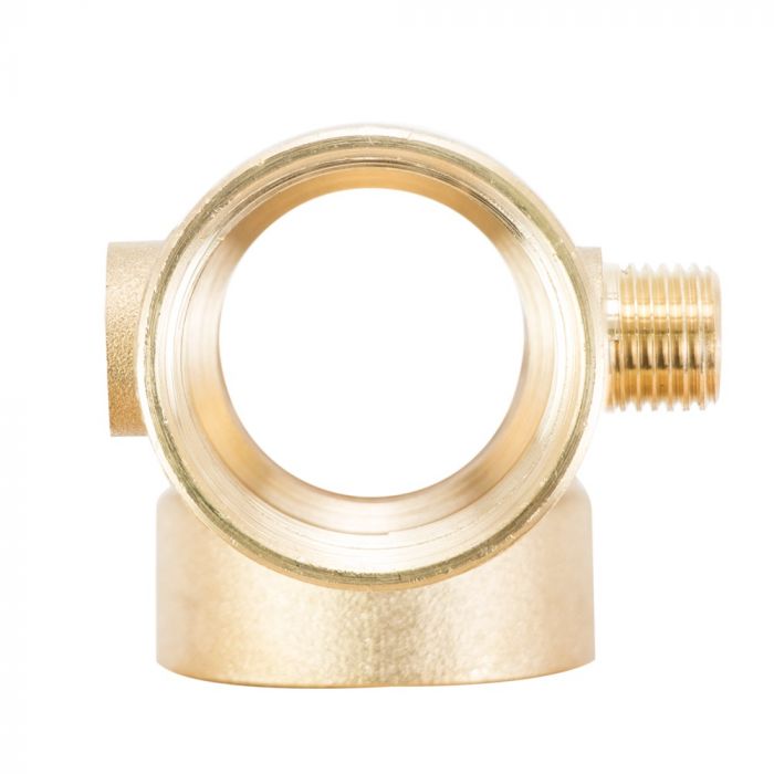 З'єднувач п'яти вивідний 80мм 1"м×1"F×1"F×1/4"M×1/4" F∠180° AQUATICA (779599)