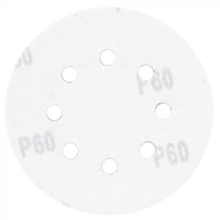 Шліфувальний круг 8 отворів Ø125мм P60 (10шт) SIGMA (9122641)