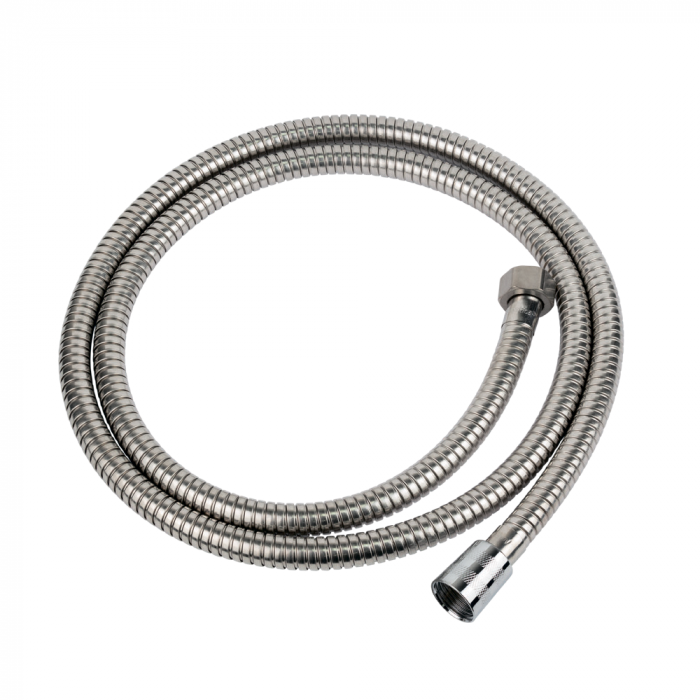 Шланг для душа 1/2" SS розтяжний з підшипником 150-180см AQUATICA XB-9353 (9792040)